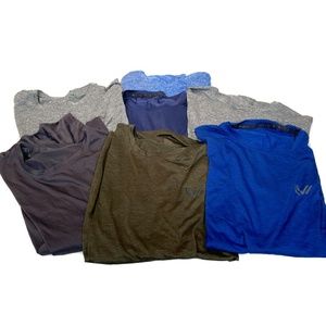 Lot of 7 Peak Velocity 3XL Quick Dry Athletic Shirts